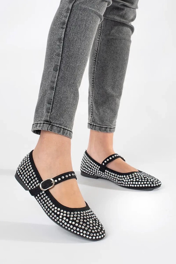 schwarze Damenballerinas z... 2