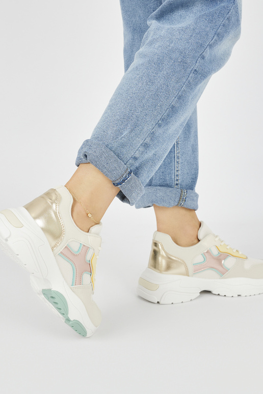 Damen Freizeitschuhe Gold Damen Freizeitschuhe Gold