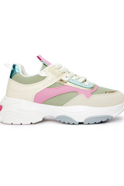 Sportlicher Damenschuh mit dicker Sohle