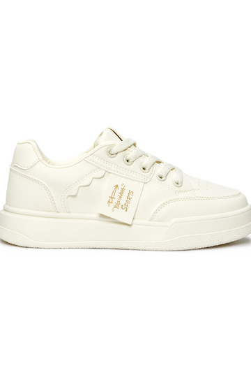 beige Sneakers Modellschuhe