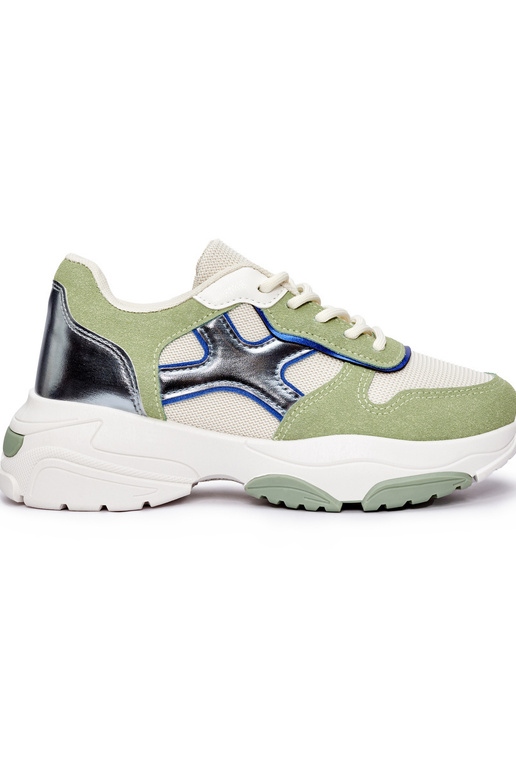 Damen-Freizeitschuhe in grüner Farbe Damen-Freizeitschuhe in grüner Farbe