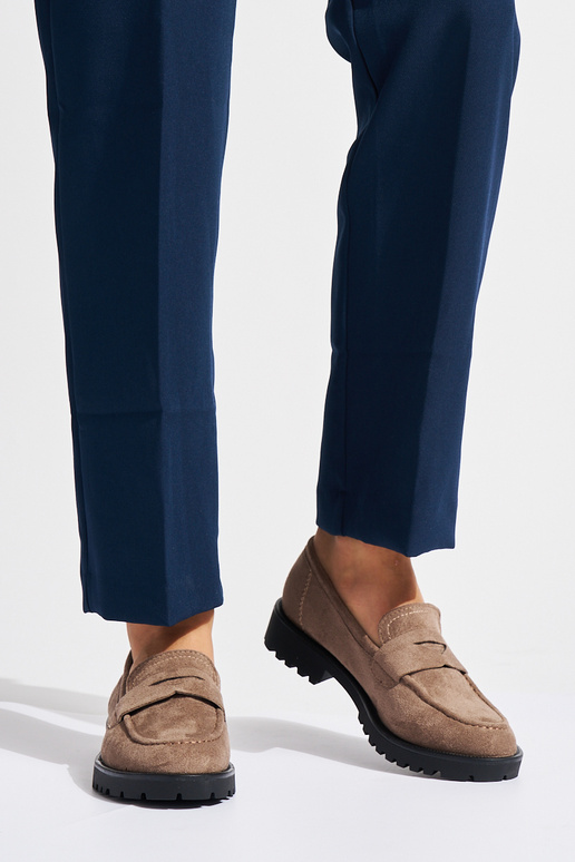 Wildledermokassins für Damen