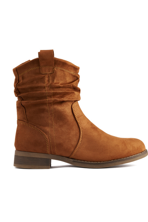 Damenschuhe aus braunem Wildleder