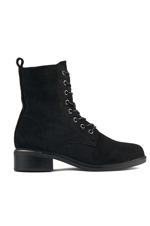 schwarze Damenschuhe mit niedrigem...