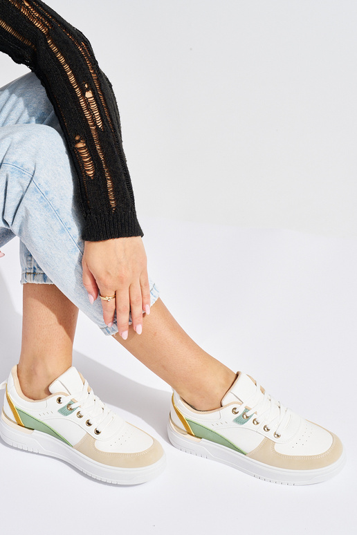 Mehrfarbige Damen-Sportschuhe mit... Mehrfarbige Damen-Sportschuhe mit...