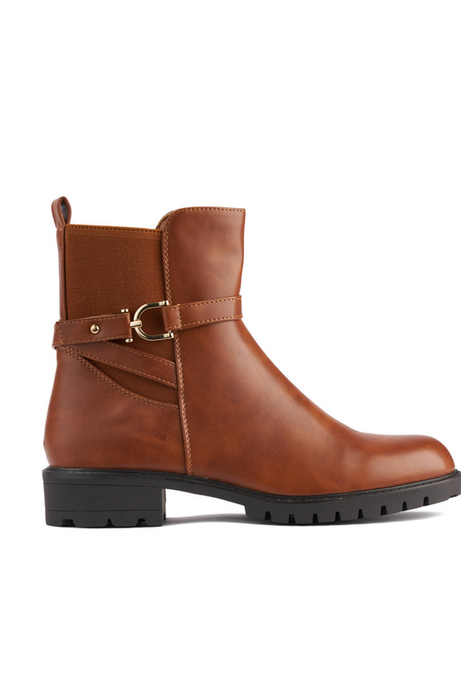 braune Damenschuhe mit dekorativer... braune Damenschuhe mit dekorativer...