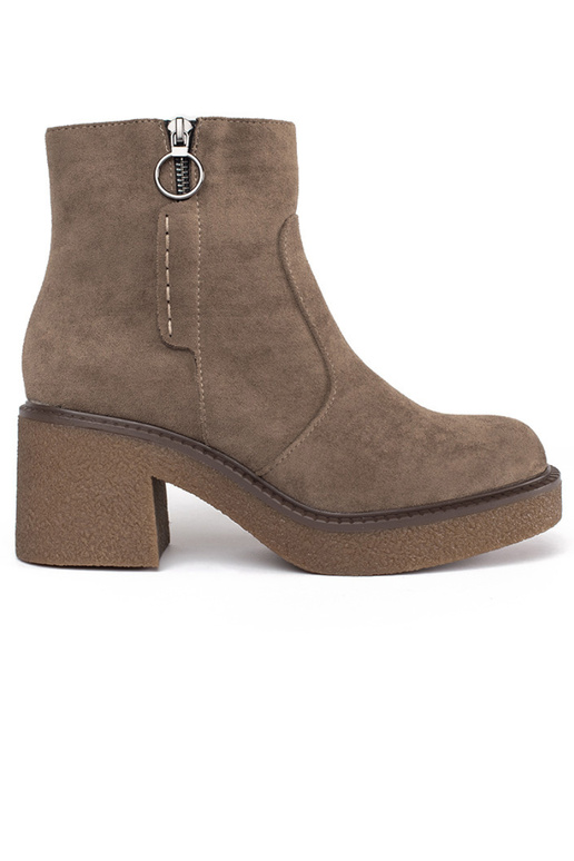 Beige Wildlederstiefel von Sergio Leone