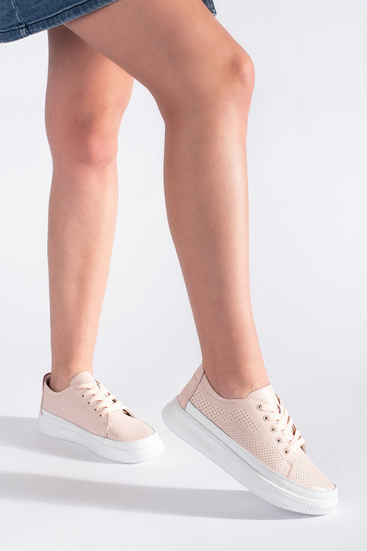 Durchbrochene Lederschuhe rosa Sergio... Durchbrochene Lederschuhe rosa Sergio...