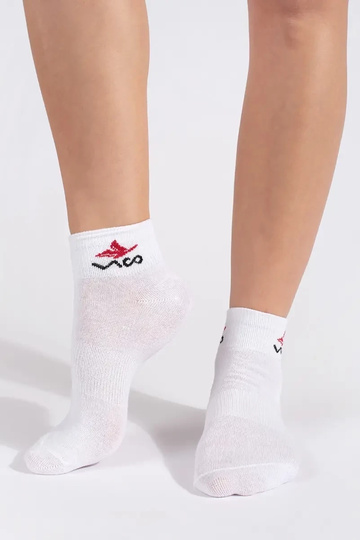 weiße Damen-Skarpetki Vico... 2