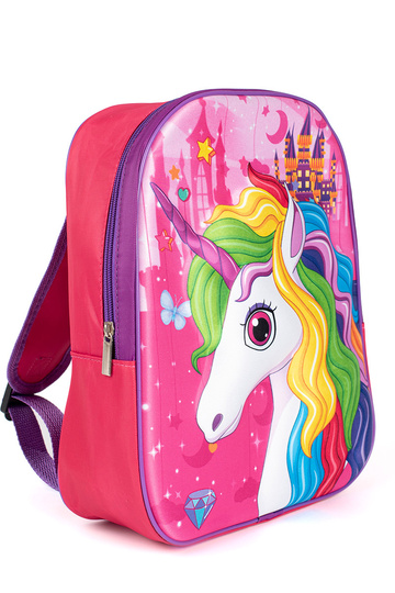 rosa-lila Rucksack für ein...