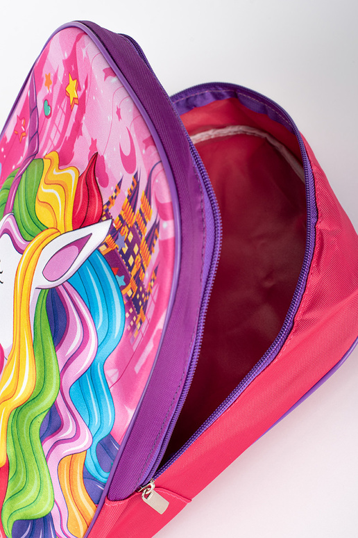 rosa-lila Rucksack für ein Mädchen z... rosa-lila Rucksack für ein Mädchen z...