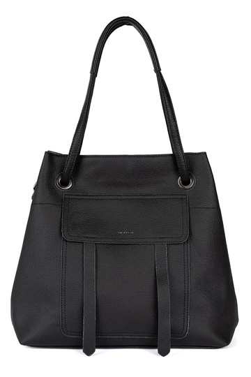 schwarze Handtasche Shopper
