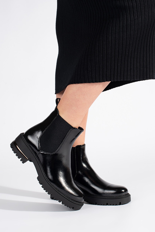 mit Lackeffekt Frauen Schuhe mit... mit Lackeffekt Frauen Schuhe mit...