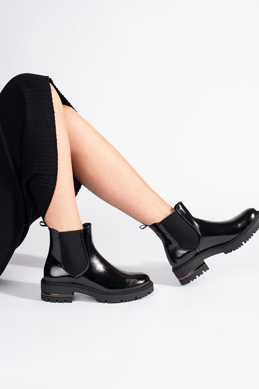 mit Lackeffekt Frauen Schuhe mit... mit Lackeffekt Frauen Schuhe mit...