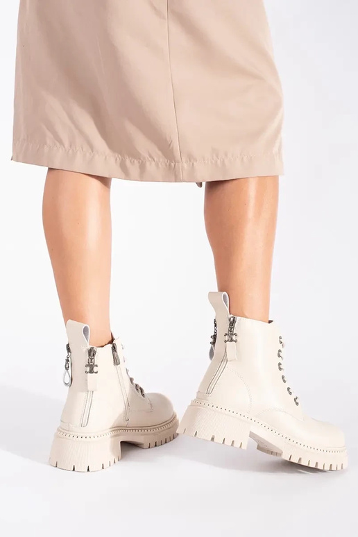 Haut Beige gefesselt Frauen Schuhe