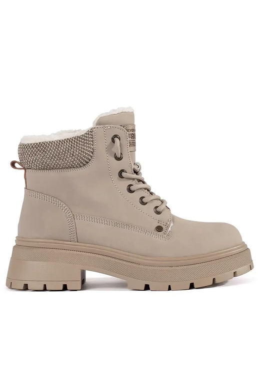 Beige isolieren Stiefel