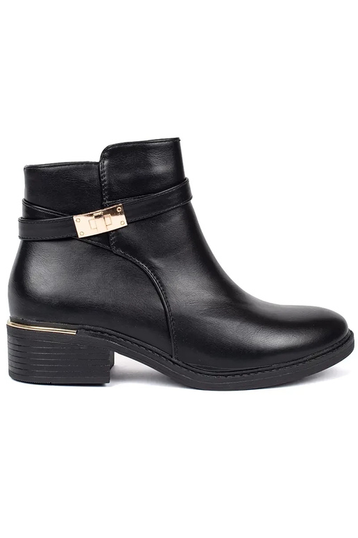 schwarze Damenschuhe mit goldenen... schwarze Damenschuhe mit goldenen...