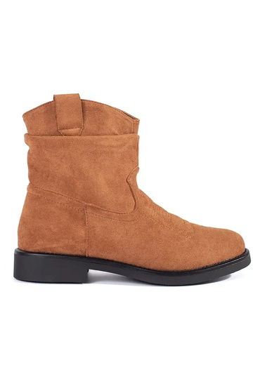 Braune Cowboystiefel aus...