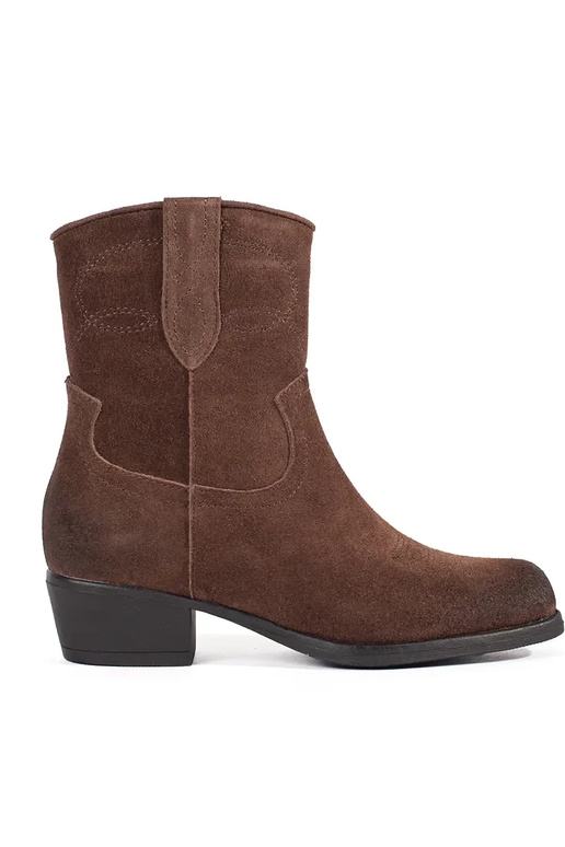 Cowboy-Stiefel aus braunem Leder...