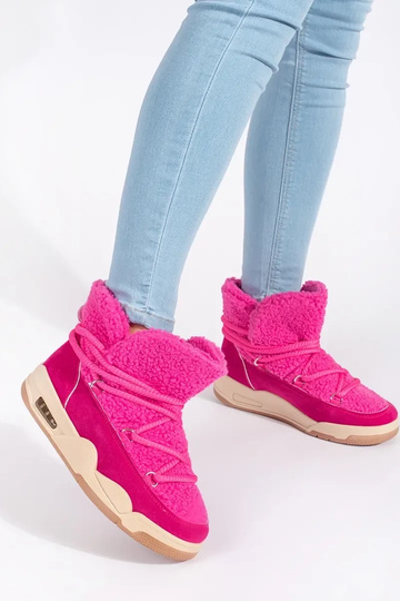 pinke Farbe Schneestiefel... 2