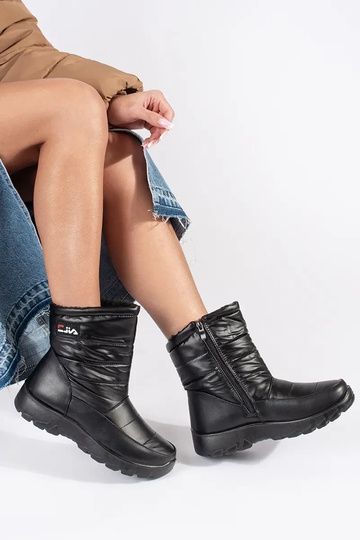 Damen-Schneestiefel in Schwarz 2