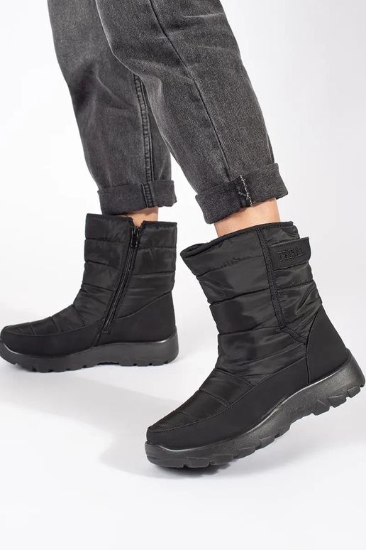 Damen-Schneestiefel in Schwarz