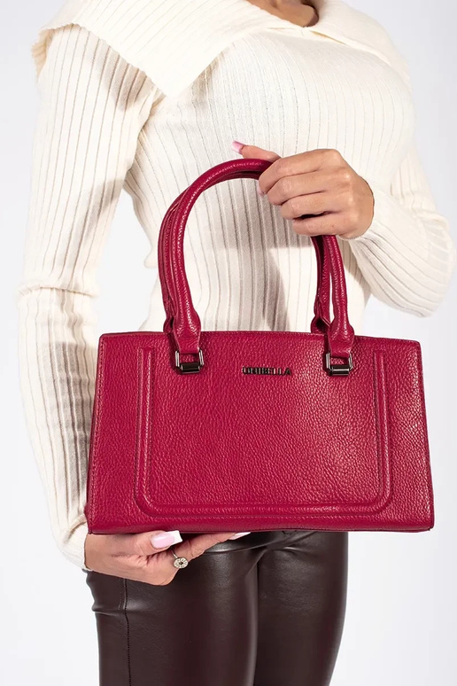 Rote klassisch elegante Handtasche Rote klassisch elegante Handtasche