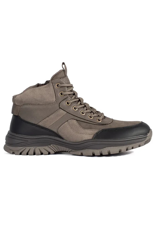 Braune Winter-Trekking-Stiefel