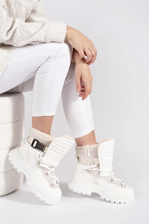 Zueiße Farbe Schneestiefel für Damen...