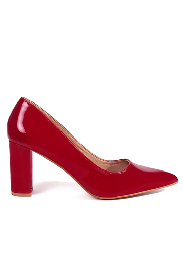 Eleganter Stil lackiert Rot...