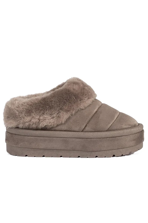 Beige niedrig Schließe Schneestiefel...