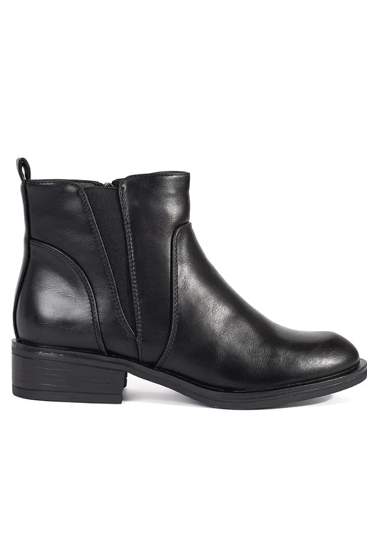 Damenstiefel mit niedrigem Absatz in... Damenstiefel mit niedrigem Absatz in...