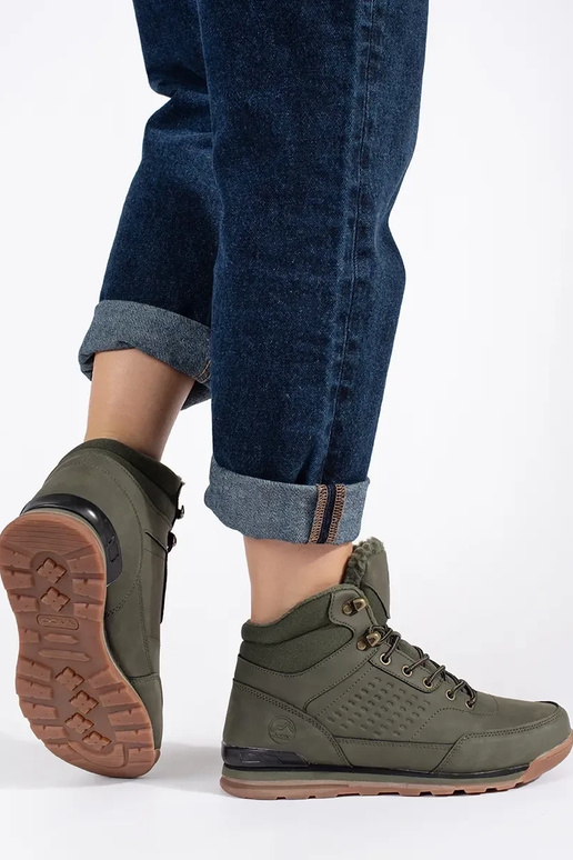 Khaki-Farbe-Farbe Trekkingschuhe... Khaki-Farbe-Farbe Trekkingschuhe...