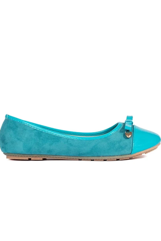 blaue Farbe INohnung Ballerinas z... blaue Farbe INohnung Ballerinas z...