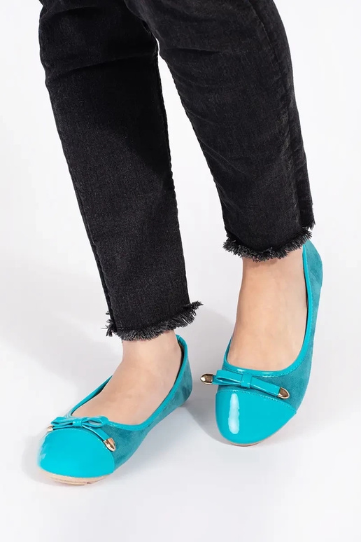 blaue Farbe INohnung Ballerinas z... blaue Farbe INohnung Ballerinas z...