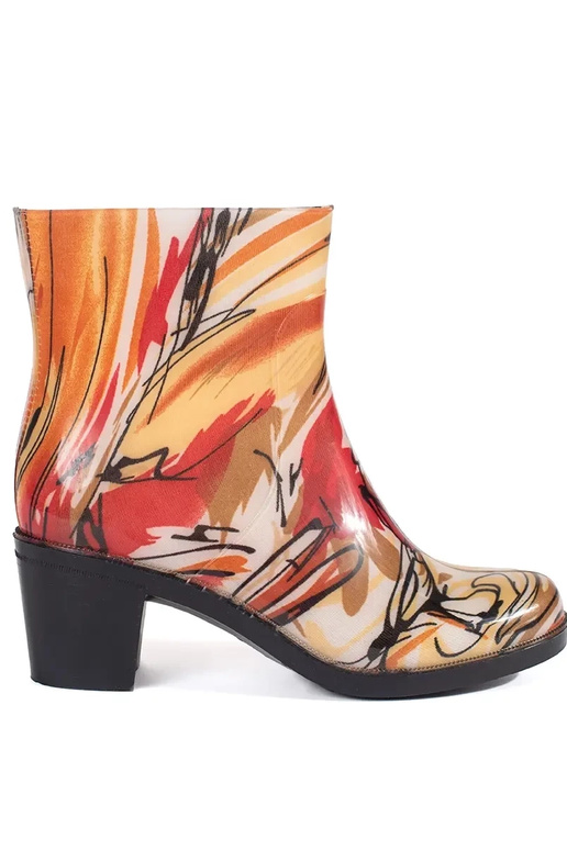 Verschiedene Farben Gummistiefel auf...