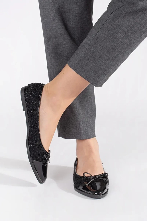 schZuarze Farbe funkeln Ballerinas... schZuarze Farbe funkeln Ballerinas...
