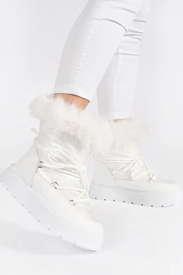 Zueiße Farbe Schneestiefel... 2