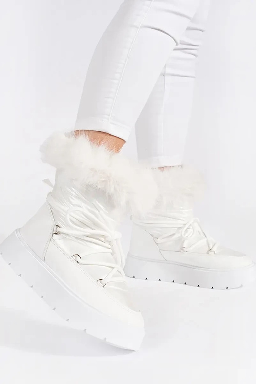 Zueiße Farbe Schneestiefel für Damen...