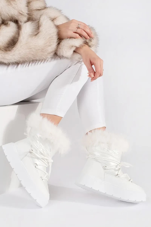 Zueiße Farbe Schneestiefel für Damen...