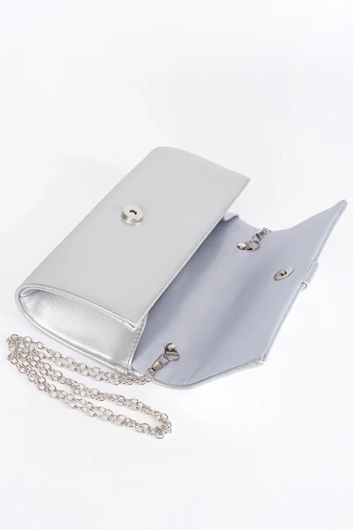 Silberne kleine, elegante Handtasche...