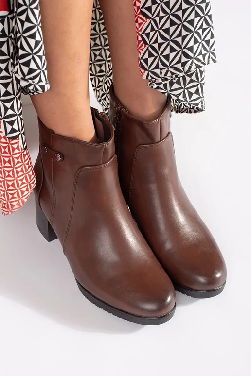 Braune Stiefel mit Absatz von Sergio...