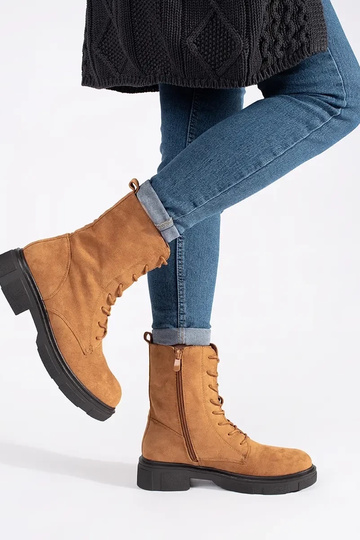 Braune isolierte Stiefel 2