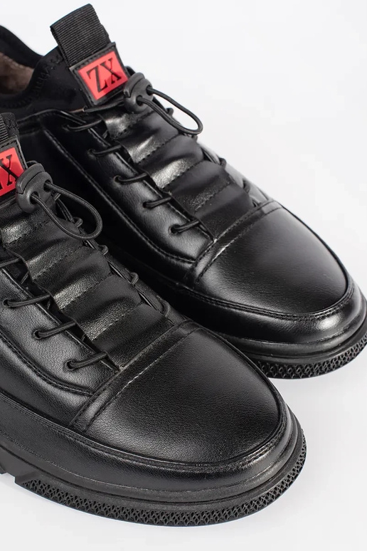 Schwarze Herren warme Sportschuhe