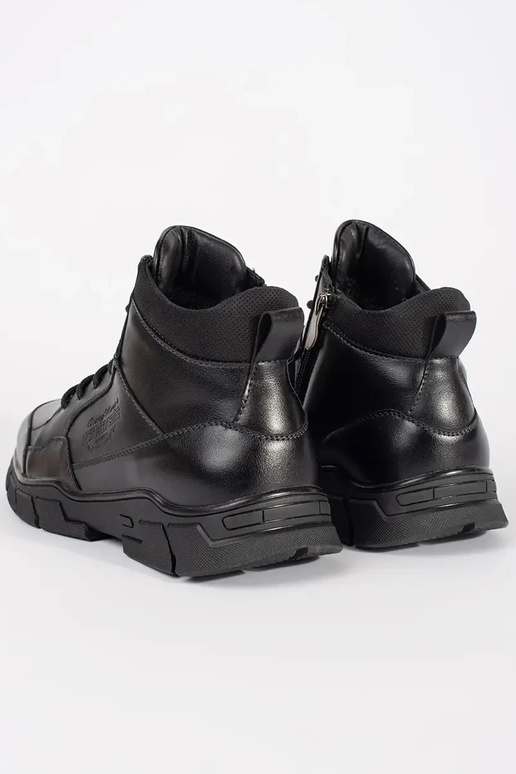 Hohe warme Herren Schuhe aus Kunstleder