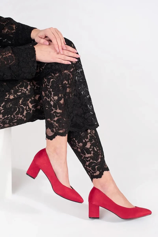 Weiße Damen-Halbschuhe mit silberner...