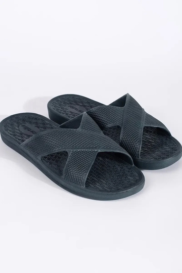 Dunkelblaue Herren Badeschuhe 2