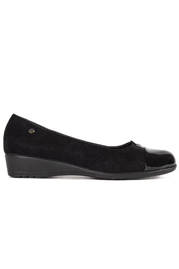 Schwarze Halbboots mit...