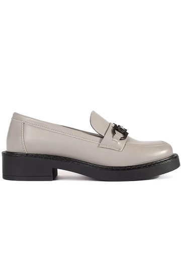 Damenmokassins auf dicker...