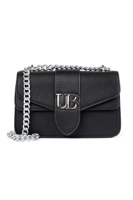 Schwarze kleine Damenhandtasche mit...